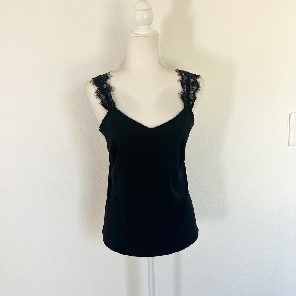 Buckle Willow and Root Black Lace Cami Top Size Large - Picture 2 of 8